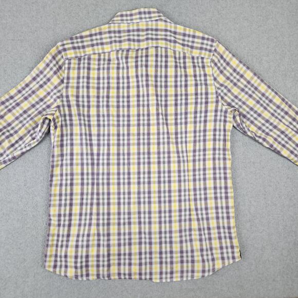 Kenneth Cole Shirt Mens Size XL Long Sleeve Button Down Plaid - Picture 5 of 12